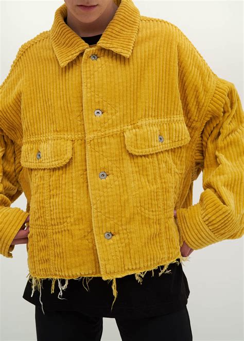 Yellow Corduroy coat 